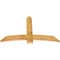 Ekena Millwork Bellingham Rough Sawn Timber Gable Bracket, Western Red Cedar, 60"W x 38"H x 2"D x 6"F, 15/12 Pitch GBW060X38X0206BEL00RWR - alternate 2